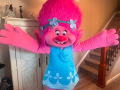 Pink Troll  Mascot 